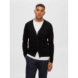 Selected Homme Pletena jopica Berg 16090146 Črna Regular Fit | Shoptok.si