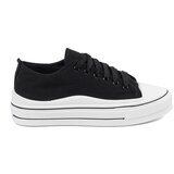Shelvt Women's Black Sneakers with White Sole | shoptok.hr