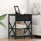  Noćni ormar 2 pcs Crni hrast 41 x 31 x 51 cm Konstruirano drvo | Eponuda.com
