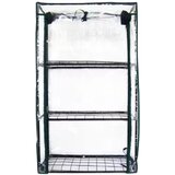 Mini Balcony Garden Greenhouse 3 Metal Shelves PVC Foil 46 x 24 x 80cm | shoptok.hr