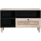  ormar Bjeli izbijeljeni 80 x 33 x 46 cm Čvrsto drvo manga | shoptok.hr