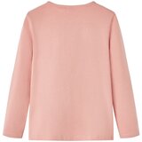  Dječja majica dugih rukava svjetloružičasta 128 | shoptok.hr