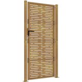  Vrtna vrata 100x175 cm od korten čelika, kvadratni dizajn | shoptok.hr