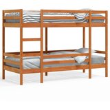 vidaXL Pograd voščeno rjav 90x200 cm trdna borovina | Shoptok.si