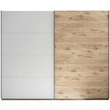 Venda OMARA Z DRSNIMI VRATI, barve hrasta, svetlo siva | Shoptok.si