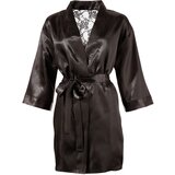 Cottelli Collection Kimono sa čipkom, crni | shoptok.hr