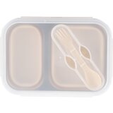 Zopa Silicone Lunch Box Large jedilni set Sand Beige 21x15 cm 1 kos | Shoptok.si