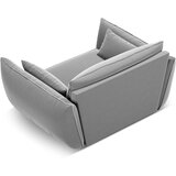Mazzini Sofas Svetlo siv žameten fotelj Vanda – | Shoptok.si