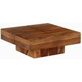  Stolić za kavu 80 x 80 x 30 cm od masivnog bagremovog drva | shoptok.hr