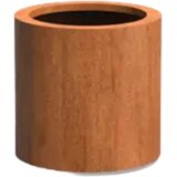 ADEZZ Circum cvetlično korito iz korten jekla - z dnom - ø 50 x 50 cm Cene