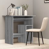 vidaXL Pisalna miza siva sonoma 80x45x74 cm konstruiran les Cene