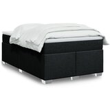 Maison Chic Box spring postelja - Vzmetna postelja z vzmetnico črn 120x200 cm blago SL24359, (21879986) | Shoptok.si