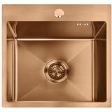 REA Bath Jekleno pomivalno korito Leo 40 BRUSH COPPER | Shoptok.si