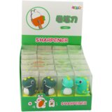  Sharpener for thin pencils, school, office, dinosaur, green | shoptok.hr