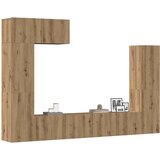 Furnova TV omara 5-delna stenski artisan hrast inženirski les, (21924868) | Shoptok.si