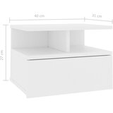 Viseći noćni ormarići 2 kom bijeli 40x31x27cm konstruirano drvo | Eponuda.com