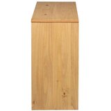 vidaXL Konzolni stol SAUDA boja hrasta 89,5 x 36,5 x 73 cm od borovine | shoptok.hr