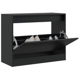 Furnova Omarica za čevlje črna 80x34x63 cm inženirski les, (21955876) | Shoptok.si