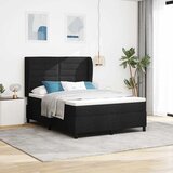  s opruga kutije s madracem Crna 140 x 200 cm tkanina | shoptok.hr