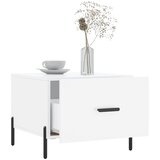  Stolići za kavu 2 kom sjajni bijeli 50x50x40 konstruirano drvo | shoptok.hr