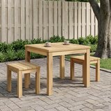  Stolić za kavu Bijela 50 x 48,5 x 36 cm Čvrsto drvo akacije | shoptok.hr
