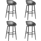  5-dijelni barski set crno-sivi | shoptok.hr