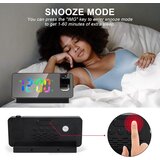 CUTEFUN projekcijska LED budilka z ogledalnim zaslonom, temperaturo in dremežem | Shoptok.si