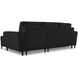 Cosmopolitan Design Crna sklopiva/s prostorom za odlaganje kutna garnitura od bouclé tkanine (s desnim kutom/s ležaljkom) Kyoto – | shoptok.hr