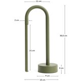 Kave Home Zelena kovinska LED namizna svetilka (višina 30 cm) Bow – | Shoptok.si
