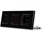 Wise modularni prekidači i utičnice - 4 tastera, 1 utičnica - mehanički | ePonuda.com