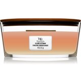 WoodWick Trilogy Island Getaway mirisna svijeća s drvenim fitiljem (hearthwick) 453 g | shoptok.hr