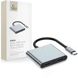 ADAPTER 4V1 USB-C NA 2X HDMI 4K 60HZ ZA MACBOOKE, (5000345047)
