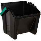 Five kanta za smeće i sortiranje set 3/1 30 l 38.2 x 37.6 x 53 cm PP, crna | shoptok.hr