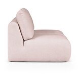 Rodier Svetlo rožnata sedežna garnitura iz tkanine bouclé 164 cm Mirel – | Shoptok.si