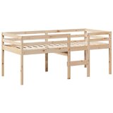  Visoki krevet s krovom 75 x 190 cm od masivne borovine | Eponuda.com