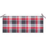  Vrtna klupa s jastukom 120 cm od masivnog bagremovog drva Smeđa 120 x 50 x 4 cm | shoptok.hr