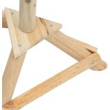 vidaXL hranilica za ptice sa stalkom 37x28x100 cm od masivne jelovine | shoptok.hr