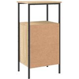  Noćni ormarići 2 kom boja hrasta 41x31x80 cm konstruirano drvo | Eponuda.com