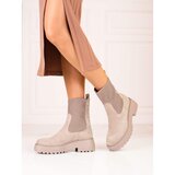 SHELOVET Women's workers with elastic upper brown | shoptok.hr