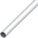 Okrogla cev Kantoflex (Ø x D: 25 mm x 1.000 mm, aluminij, srebrna, eloksirana)