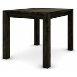  Hrastov stol 100 x 80 cm, crni sa srebrnim efektom | shoptok.hr