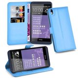 Cadorabo Ohišje, združljivo z HTC Desire 816 v nebesno modra - Zaščitni ovitek z magnetnim zapiranjem, stoječo funkcijo in režo za kartice, (20550784) | Shoptok.si