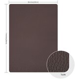 INF Samolepilni našitek iz PU usnja DarkBrown, (21536310) | Shoptok.si