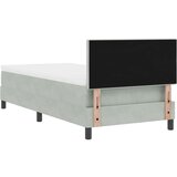  Krevet s podlogom i madracem Svjetlosiva 90x200 cm Baršun | shoptok.hr
