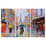  Slika - Rainy Paris 120x80 Na talijanskom platnu | shoptok.hr
