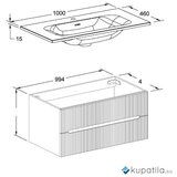  Kupatislki ormarić 100cm Werne Eckle | Eponuda.ba