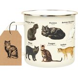 Gift Republic Emajlirana skodelica "Mačke" - 1 kos | Shoptok.si