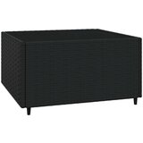  Vrtna sedežna garnitura 4-delna z blazinami črn poli ratan, (20655911) | Shoptok.si