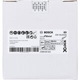 Bosch X-LOCK vlaknaste brusne ploče, Ø125 mm, G 80, R574, Best for Metal, 1 komad - 2608619162 | ePonuda.com