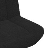 Crna Vrtljiv stol Črna 63 x 75 x 76 cm Ovčja koža, (5000288966) | Shoptok.si
